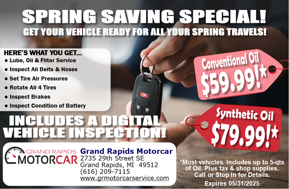 Oil Change Special | Grand Rapids Motorcar